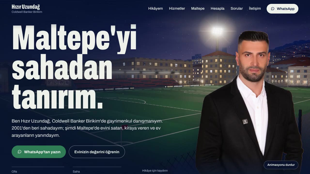 Hızır Uzundağ sitesinin açılışı: Maltepe'yi sahadan tanırım